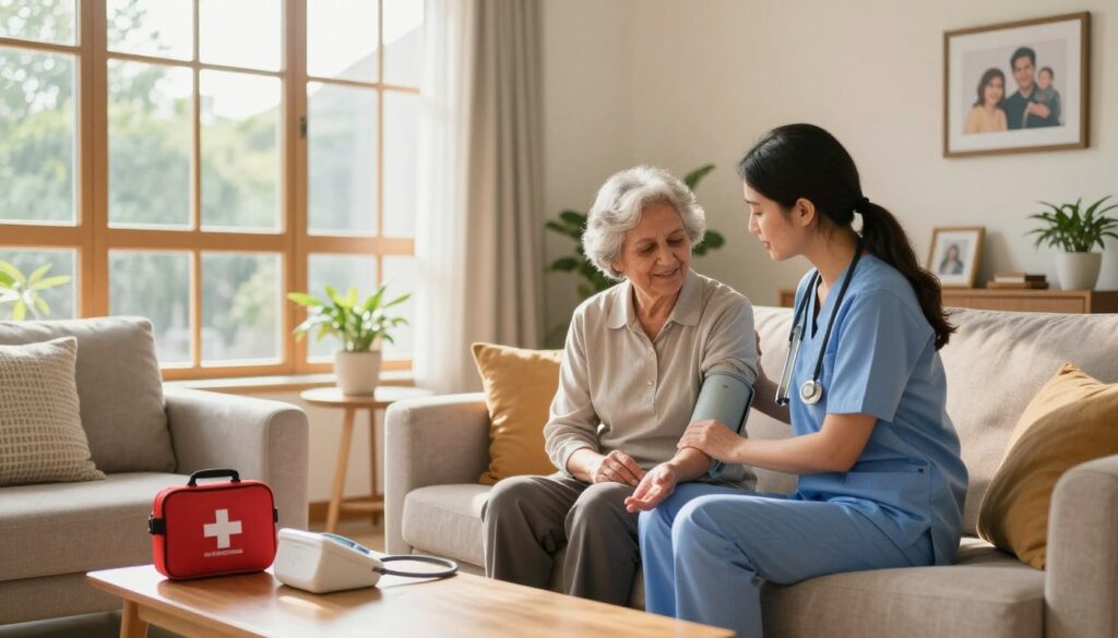 Professional home healthcare services in Gurgaon for patients needing medical care at home