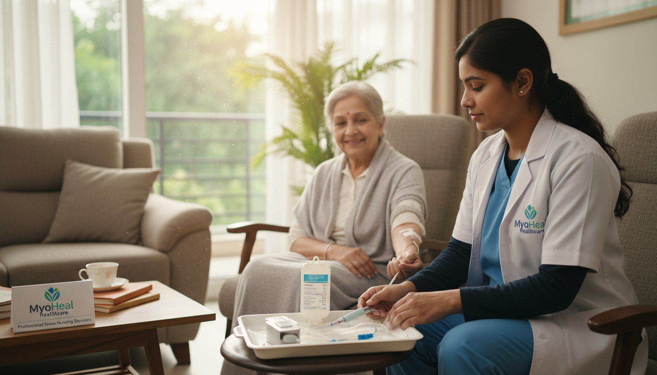 Injection IV Care Home Gurgaon | Nursing Services at Home